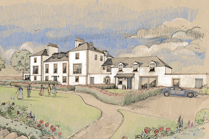 St Andrews Court Sketch