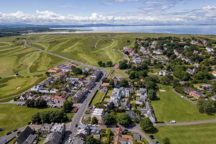 St Andrews Court aerial view